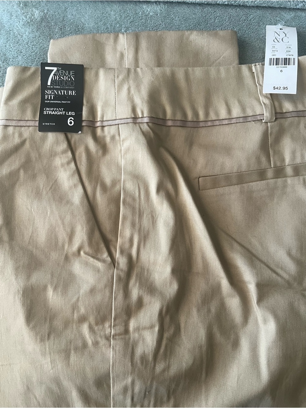 New York & Company Women’s Straight Leg Chinos - Tan